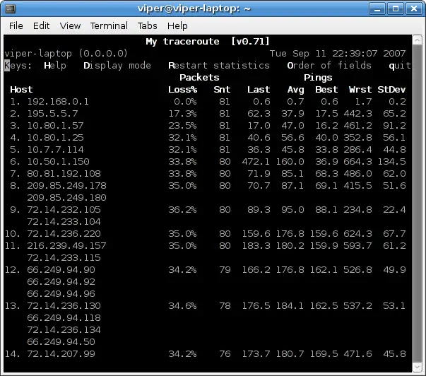 how to ping a range of ip addresses linux