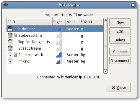 wifi radar screen