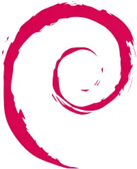 debian swirl logo