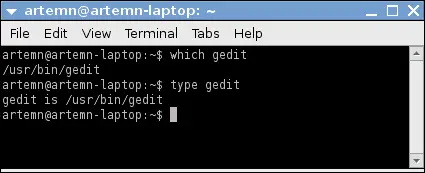 commands: which and type to locate the programs in Ubuntu
