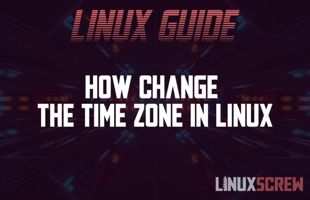 How change the timezone in linux