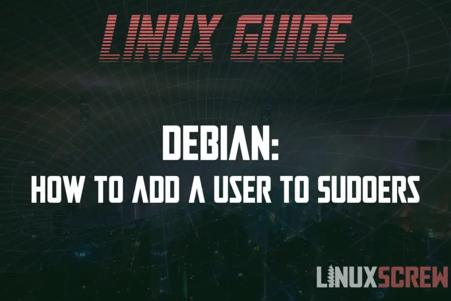 Debian How to Add a User to Sudoers 1