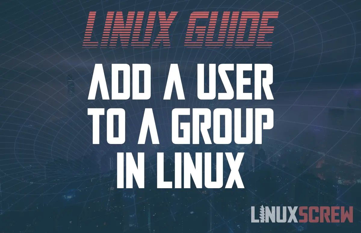 Add a User to a Group in Linux