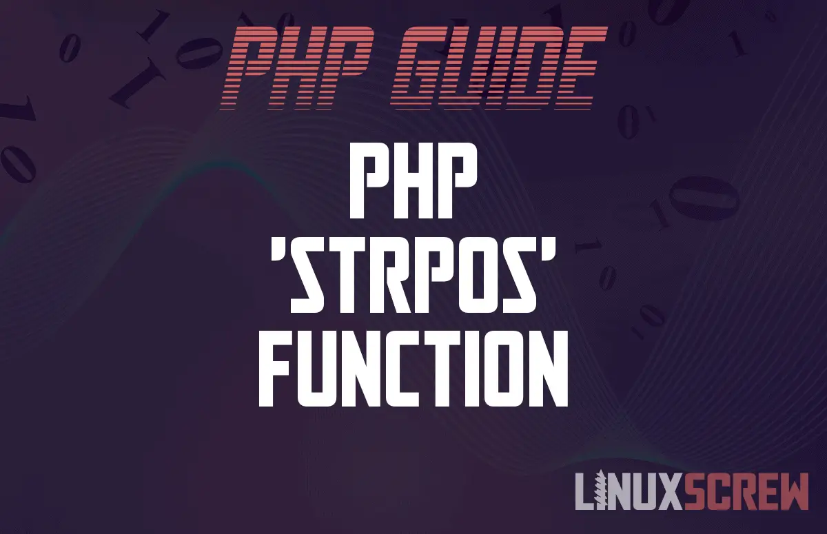 php strpos function