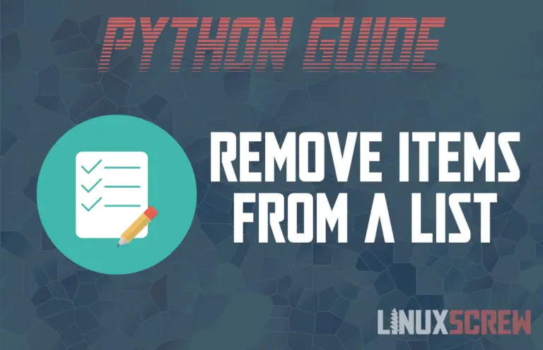 how-to-remove-items-from-a-list-in-python-with-examples