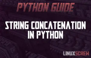 string concatenation python