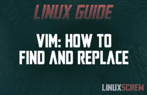 vim find and replace
