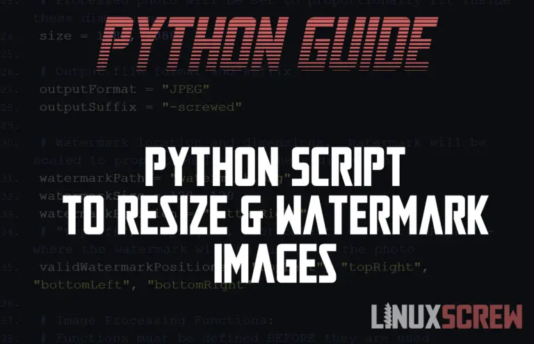 Building a Python Script to Resize & Watermark Images [Code Included]