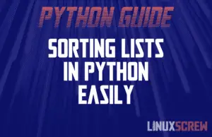 Sorting Lists in Python Easily