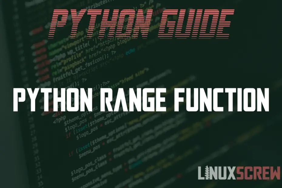 Python range Function