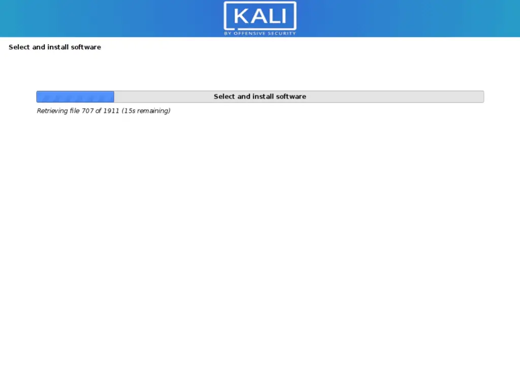 install kali 19