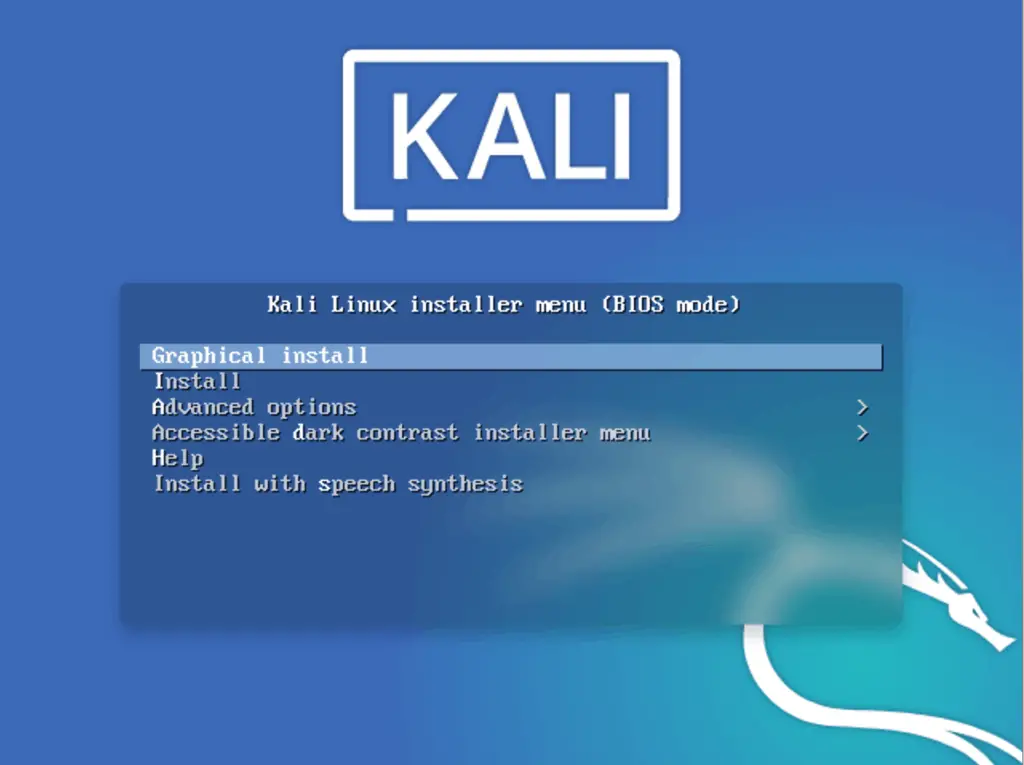 install kali 2