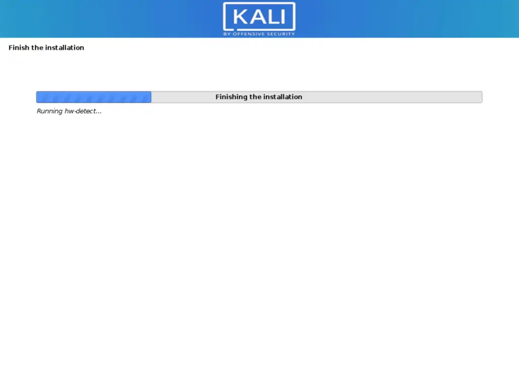 install kali 22