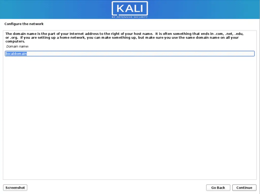 install kali 7