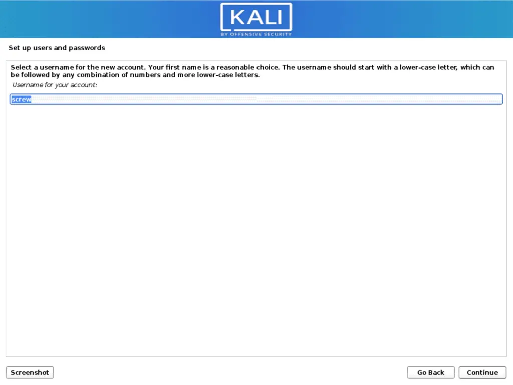 install kali 9