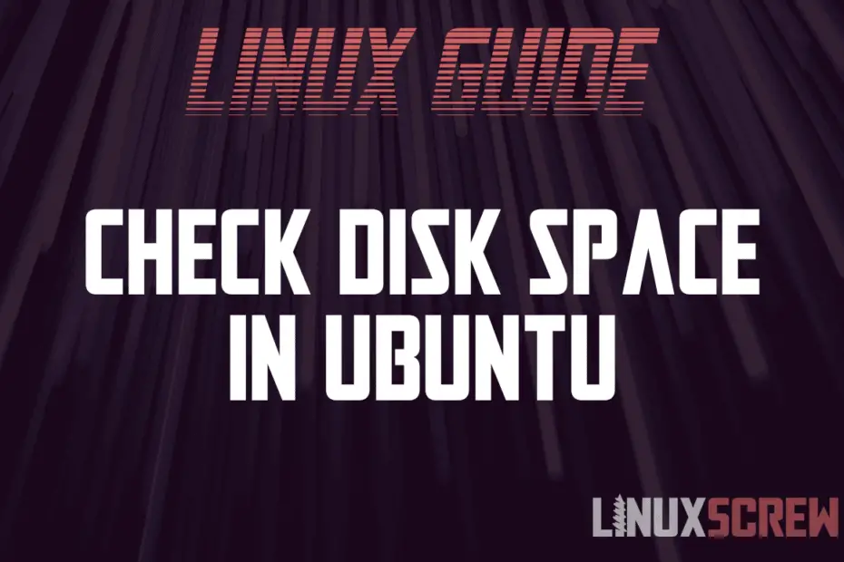 check disk space in ubuntu