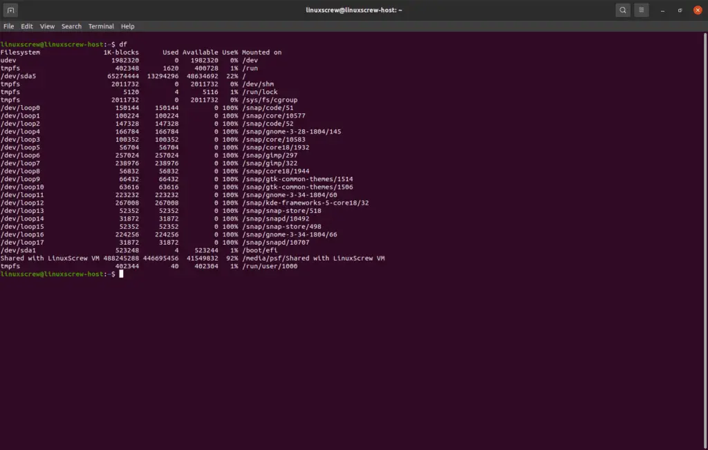 ubuntu check disk health command line