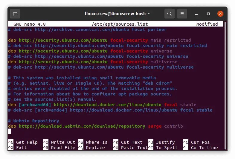 webmin install ubuntu 3