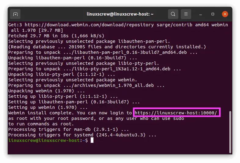 webmin install ubuntu