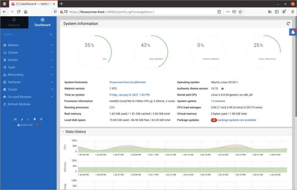 install webmin ubuntu