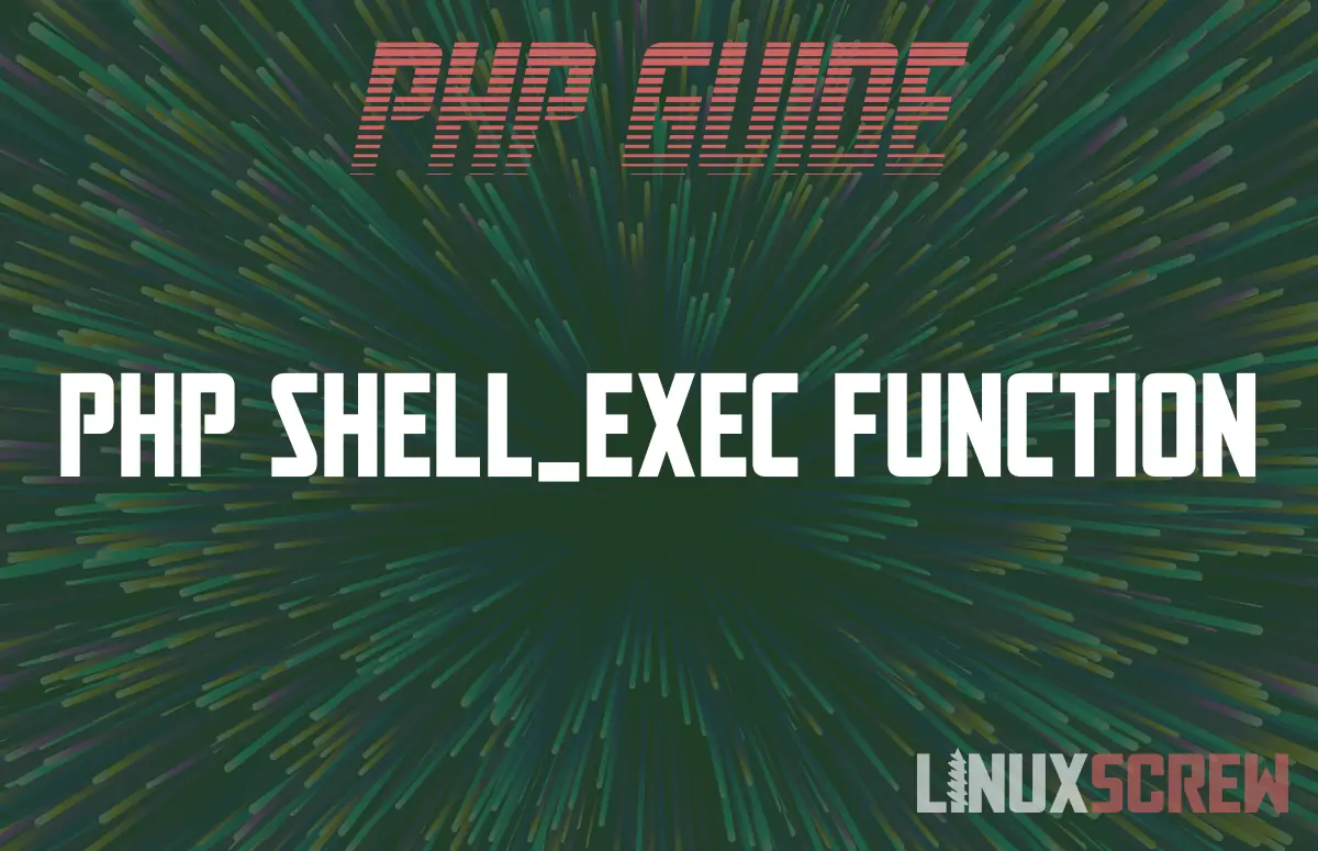 PHP shell exec Function