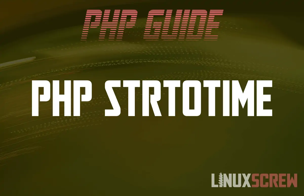 PHP strtotime