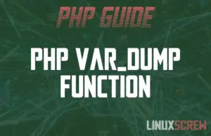 PHP var dump Function