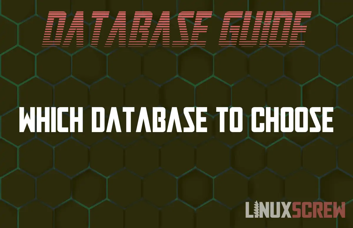 Which database to Choose