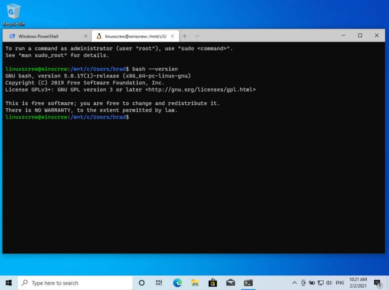 How to Install & Use Bash (Linux Shell) on Windows 10 [Tutorial]