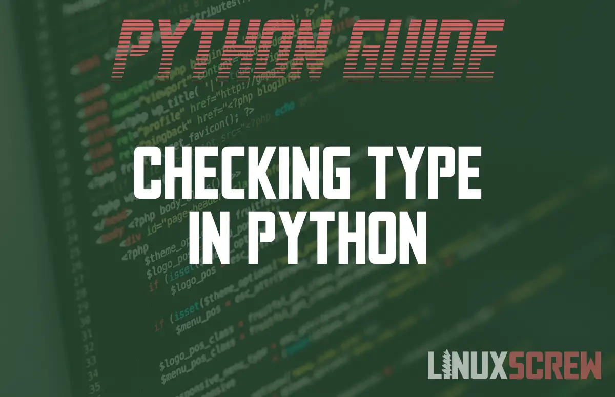 Checking Type in Python
