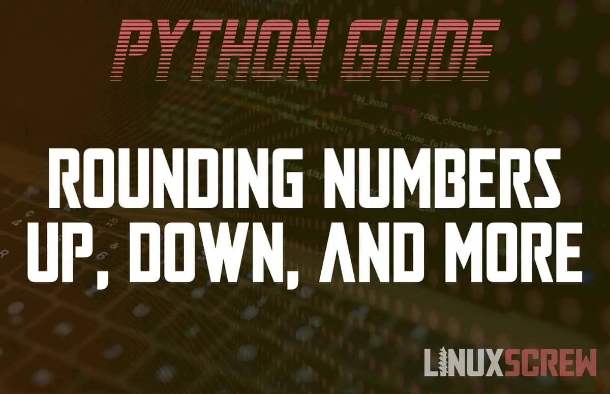 Python Round Numbers