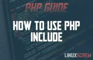 How to use PHP include