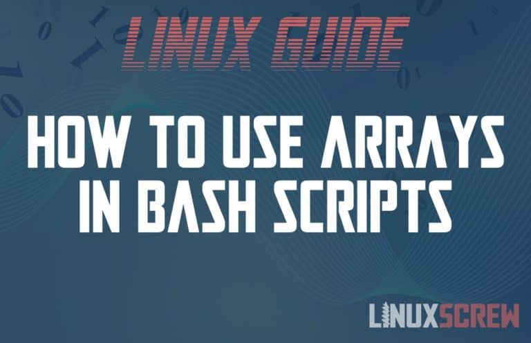 Array Variables in Bash, How to Use, With Examples