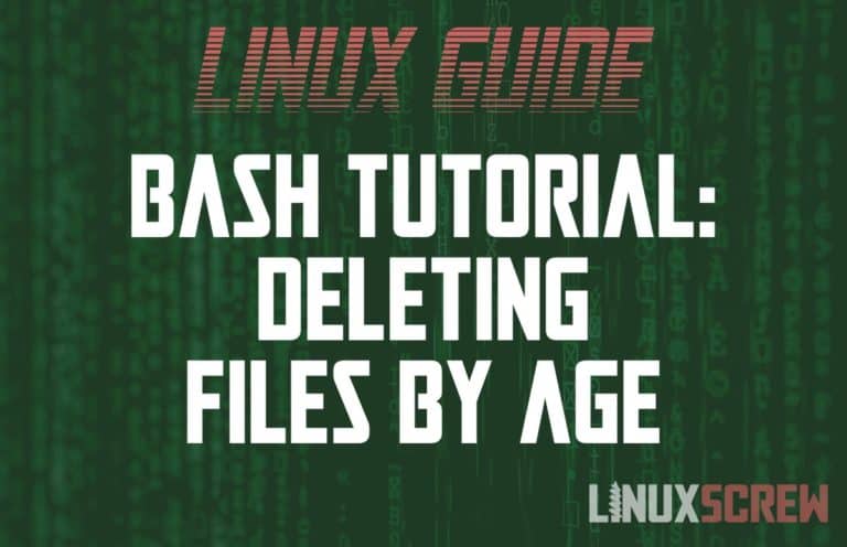 Delete Files Older Than X Days Hours In Bash Examples