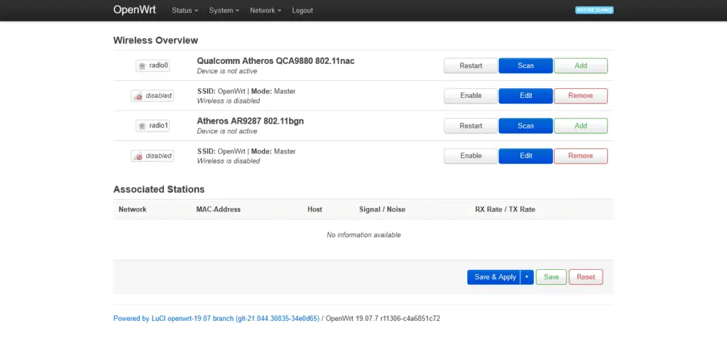 Openwrt настройка lan dhcp