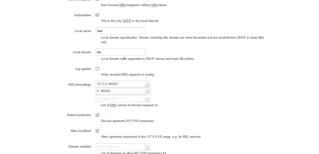 Openwrt dns over https настройка