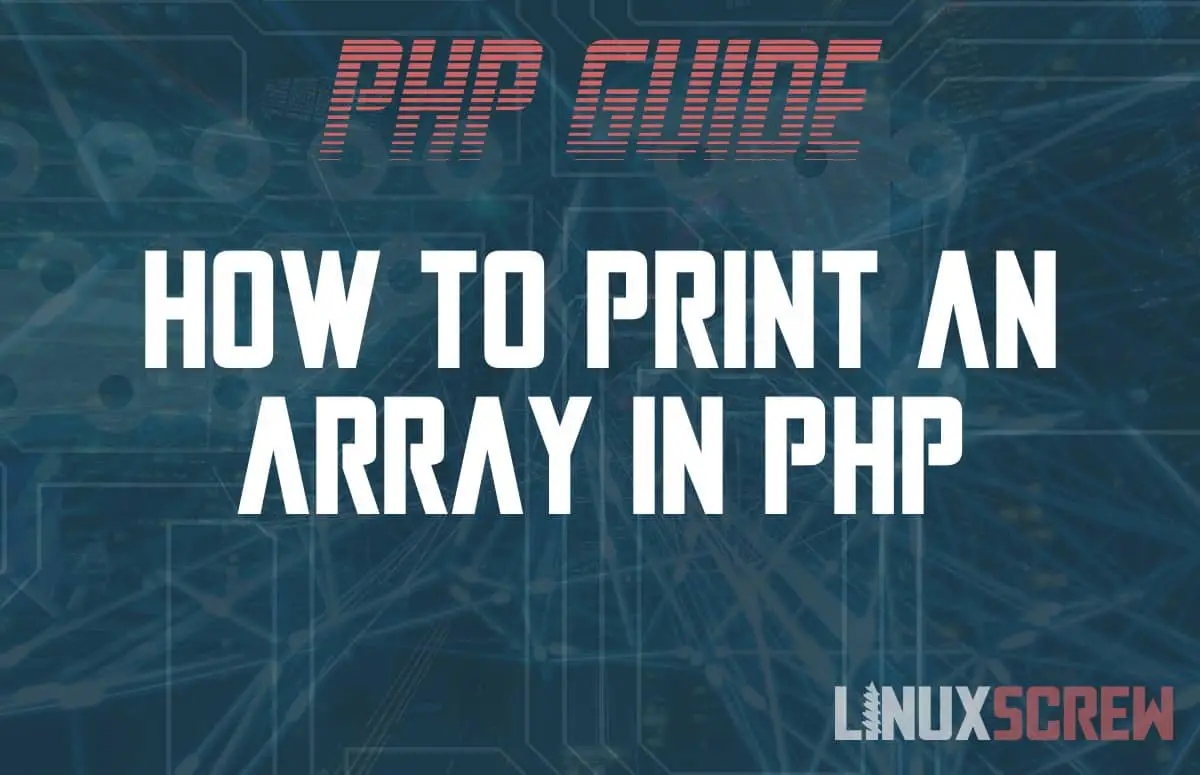 PHP Print Array