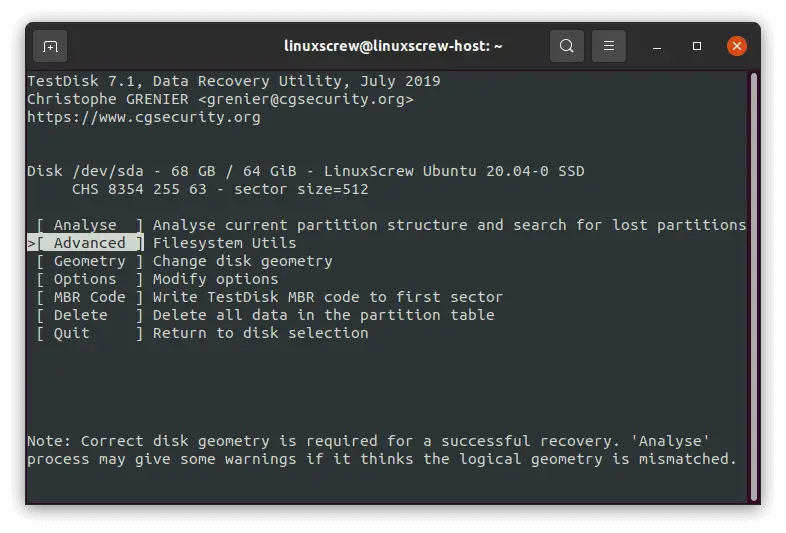 ubuntu recover deleted files 5