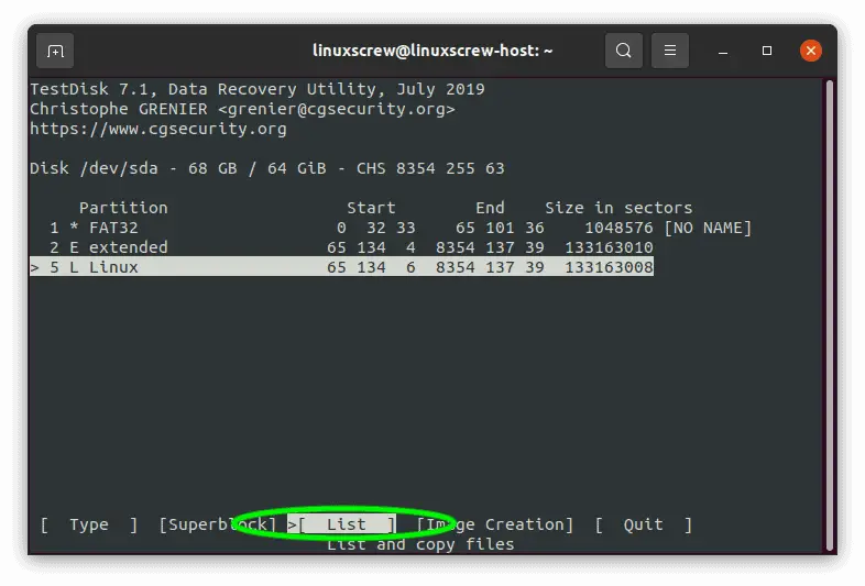 ubuntu recover deleted files 6