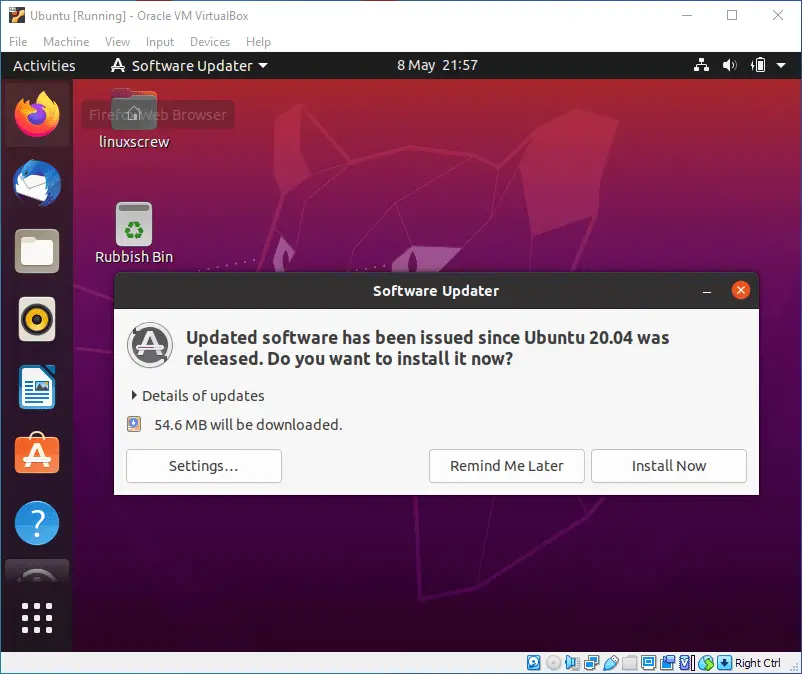 install ubuntu virtualbox mac