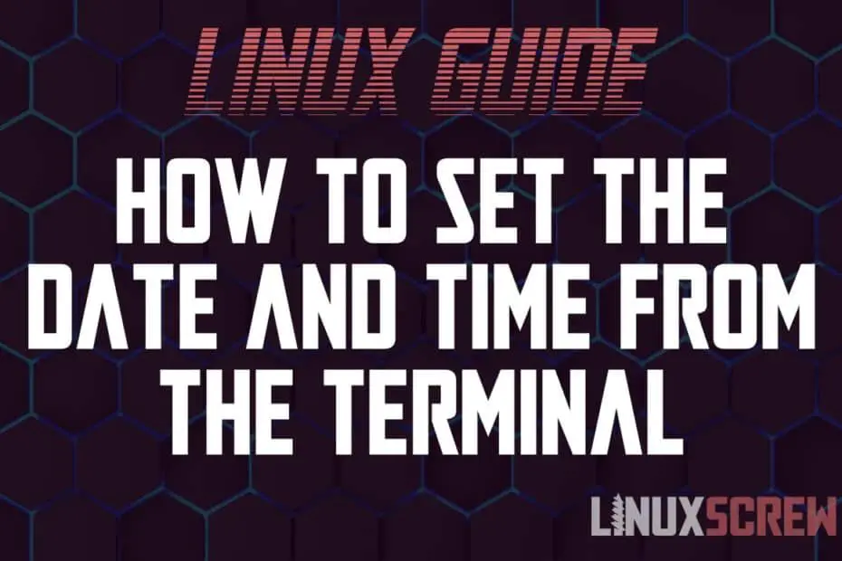 Linux set time