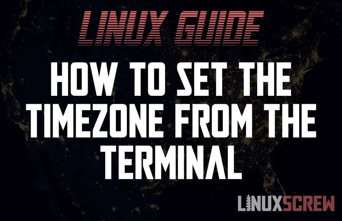Linux set timezone
