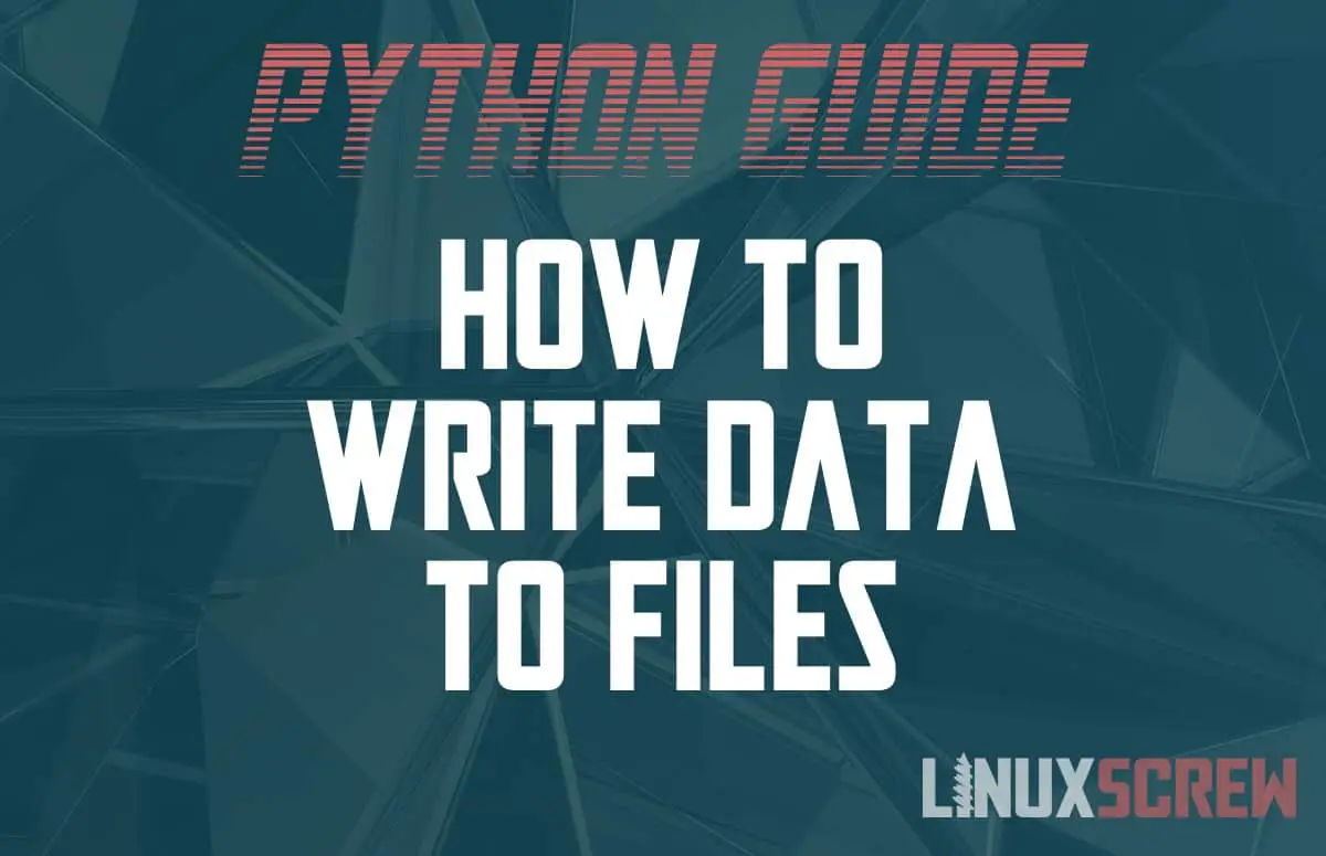 Python Write File