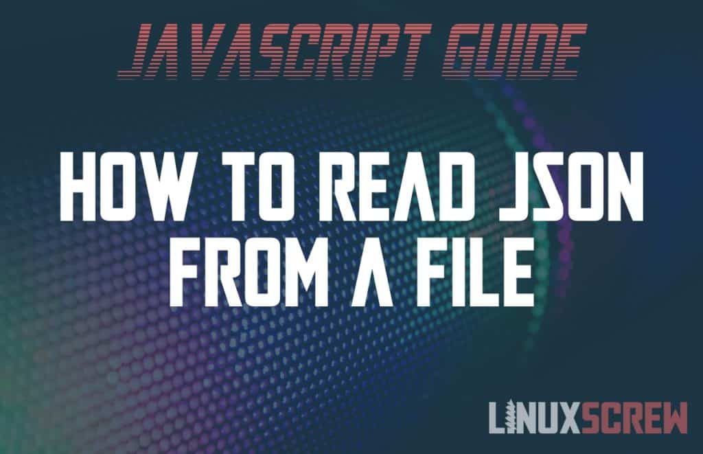 read json file into javascript object