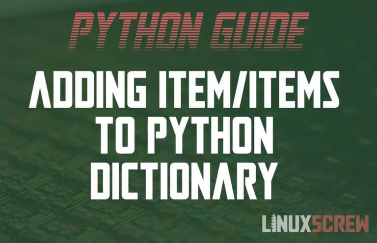 How To Add Append Items To A Dictionary In Python Examples   Python Add Item To Dictionary 768x496 