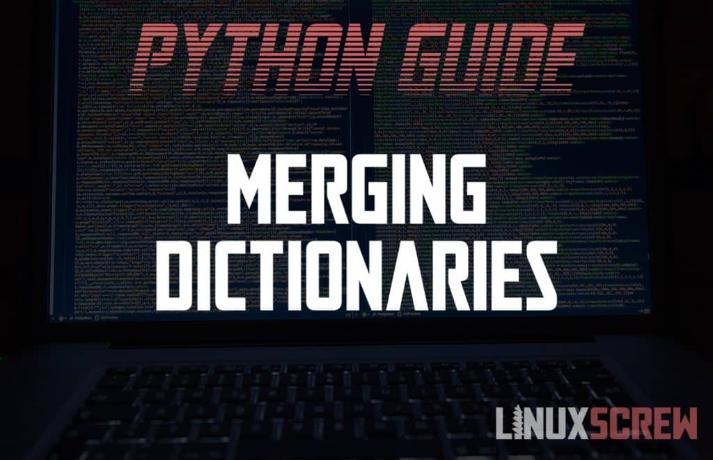 python merge dictionaries with overlapping keys