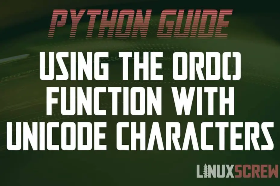 Python ord()