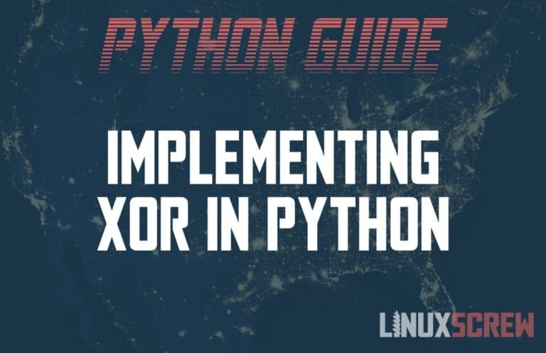XOR (Exclusive Or) in Python