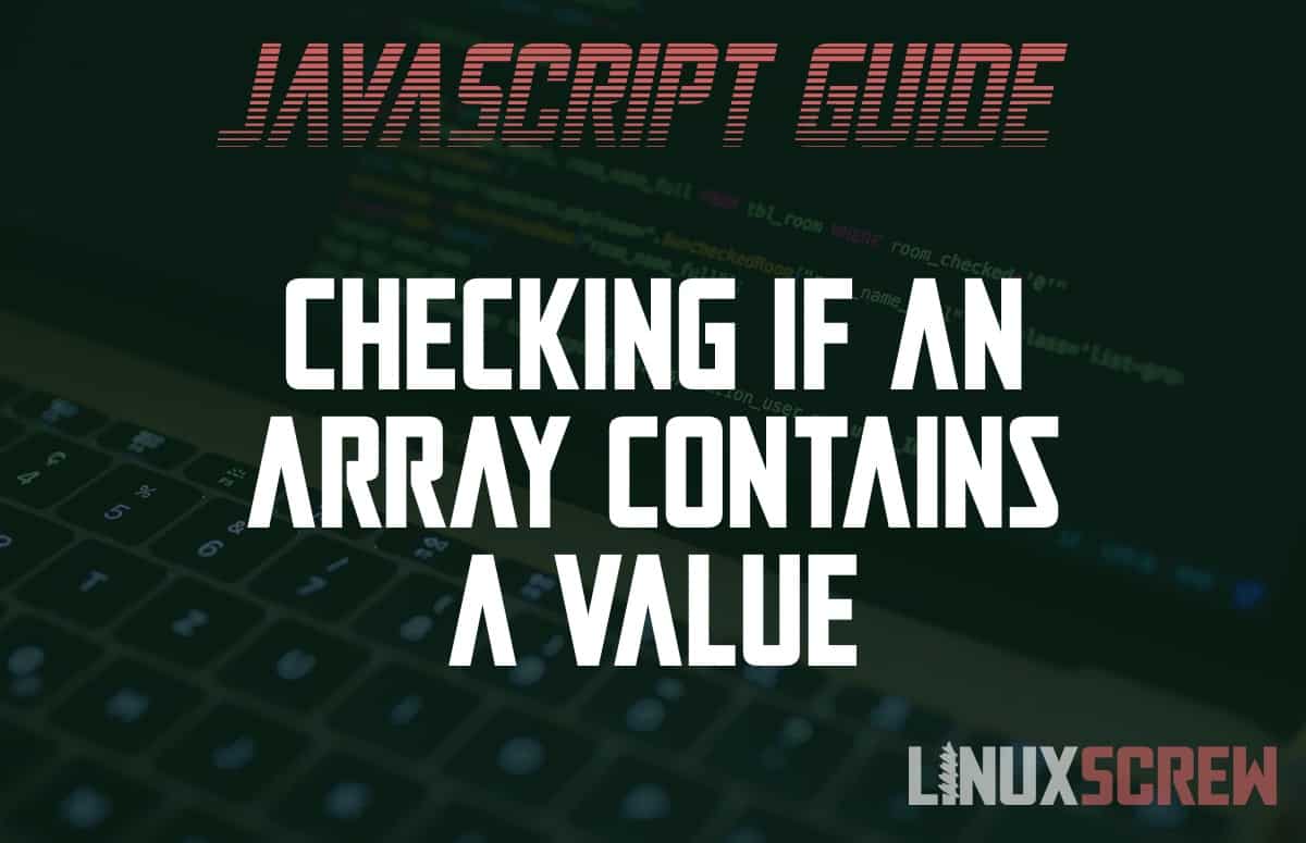 JavaScript in array includes