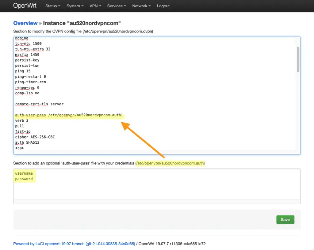 openwrt openvpn luci 10